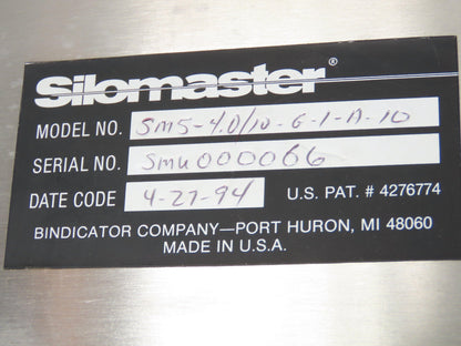 Bindicator Silomaster SM5 AR-1000 Display Stainless Steel Housing Lot of 2