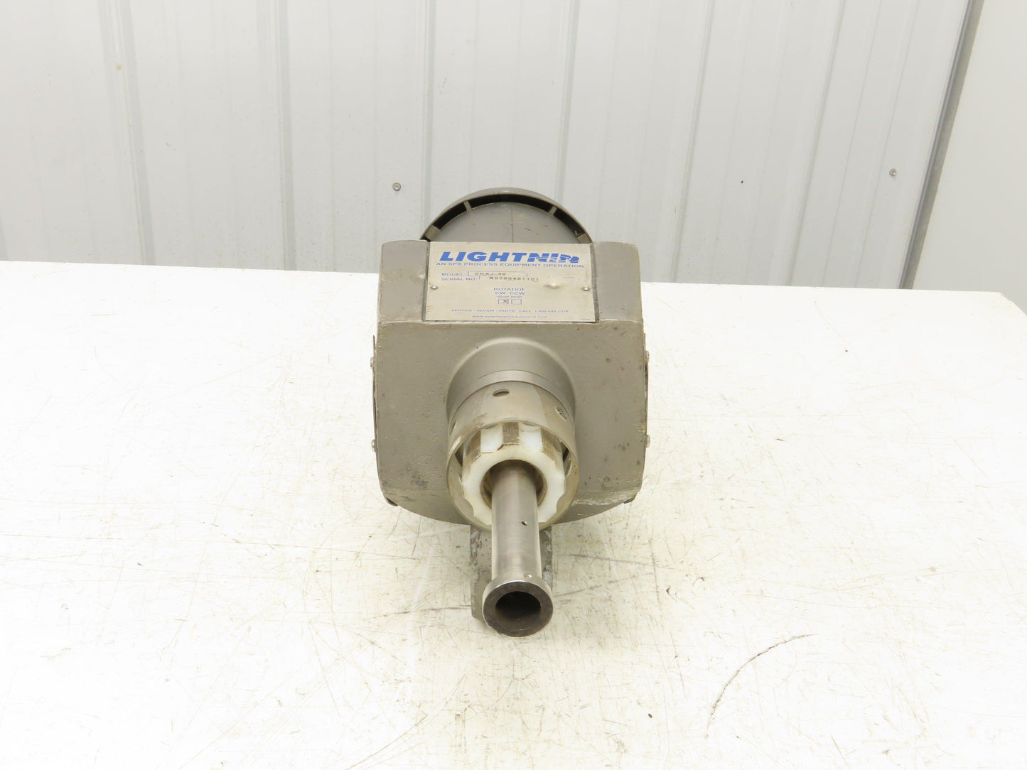 Lightnin EKXJ-30 Clamp-Mount Drum Tank Mixer Agitator .3Hp 1725 RPM 230/460V 3PH