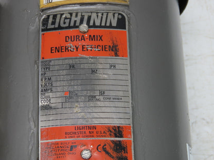 Lightnin EKXJ-33 Clamp-Mount Drum Tank Mixer Agitator .3Hp 1725 RPM 230/460V 3PH