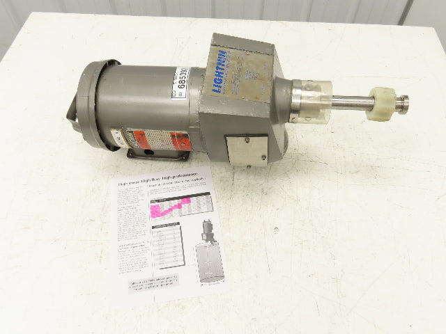 Lightnin EKXJ-33 Clamp-Mount Drum Tank Mixer Agitator .3Hp 1725 RPM 230/460V 3PH