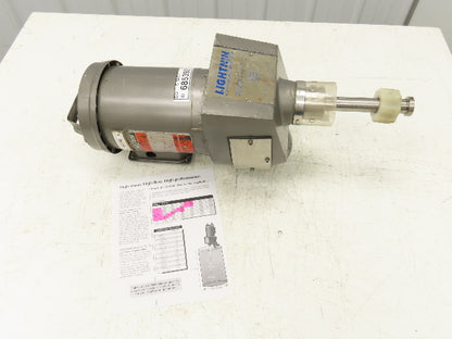 Lightnin EKXJ-33 Clamp-Mount Drum Tank Mixer Agitator .3Hp 1725 RPM 230/460V 3PH