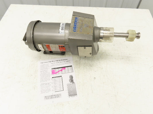 Lightnin EKXJ-33 Clamp-Mount Drum Tank Mixer Agitator .3Hp 1725 RPM 230/460V 3PH