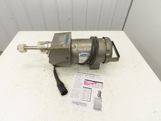 Lightnin EKXJ-33 Clamp-Mount Drum Tank Mixer Agitator .3Hp 1725 RPM 230/460V 3PH