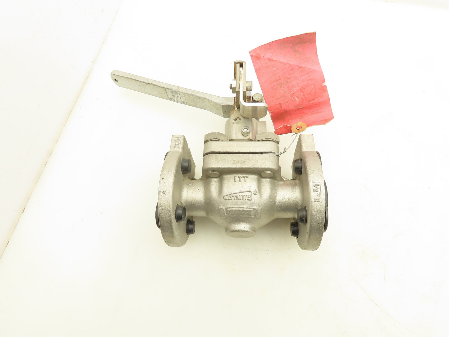 ITT Engineering SV813A Cam-Tite Stainless 2-Way Ball Valve 1/2" Flanged 300#