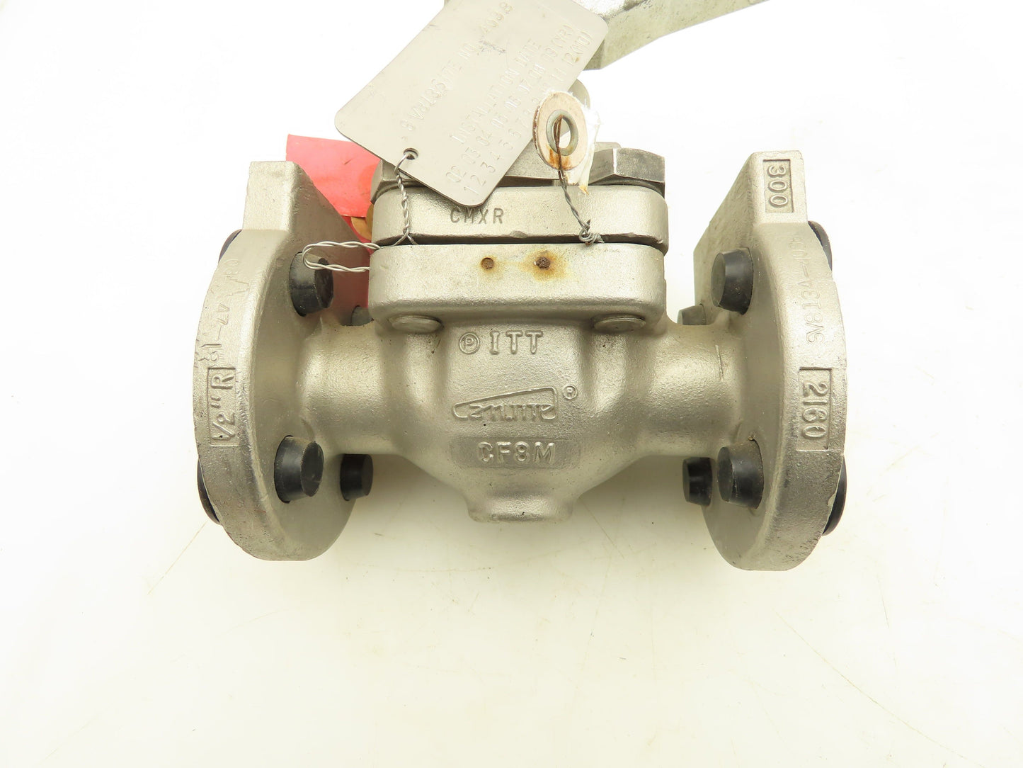 ITT Engineering SV813A Cam-Tite Stainless 2-Way Ball Valve 1/2" Flanged 300#