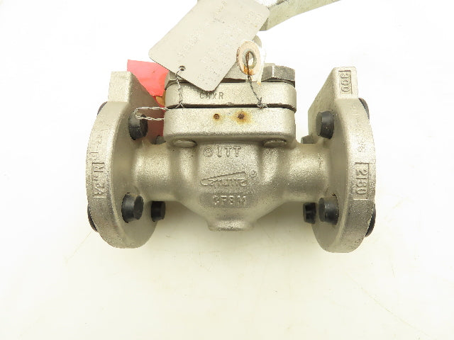 ITT Engineering SV813A Cam-Tite Stainless 2-Way Ball Valve 1/2" Flanged 300#
