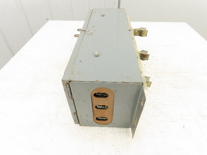 Square D QMB-3610-T Saflex Twin Fusible Panelboard Switch 100/100A 3P 600VAC
