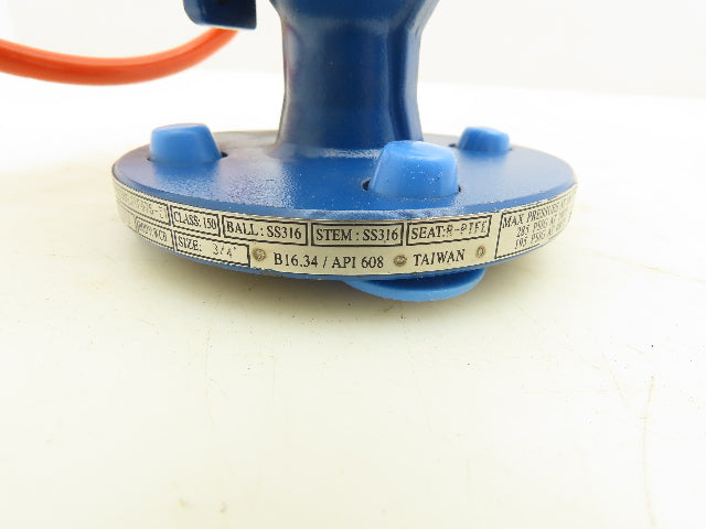 Quadrant F1RCSRRL01F075-Z1 Flanged Ball Valve 3/4"Class 150 285 PSI@ 100°F