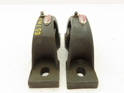 Morse Sealmaster NP-18 Pillow Block Bearing 1-11/16" Bore 2-Bolt Base  Lot of 2