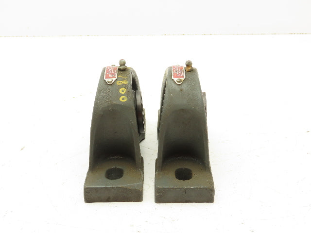 Morse Sealmaster NP-18 Pillow Block Bearing 1-11/16" Bore 2-Bolt Base  Lot of 2