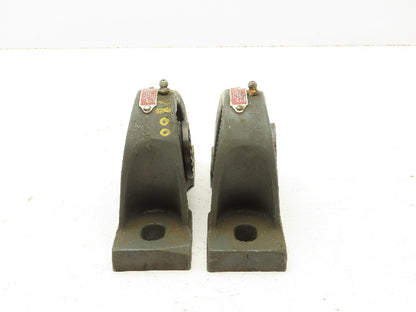 Morse Sealmaster NP-18 Pillow Block Bearing 1-11/16" Bore 2-Bolt Base  Lot of 2