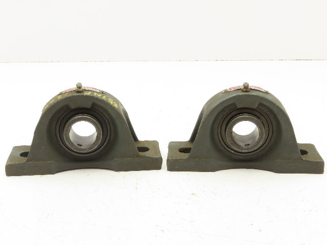 Morse Sealmaster NP-18 Pillow Block Bearing 1-11/16" Bore 2-Bolt Base  Lot of 2