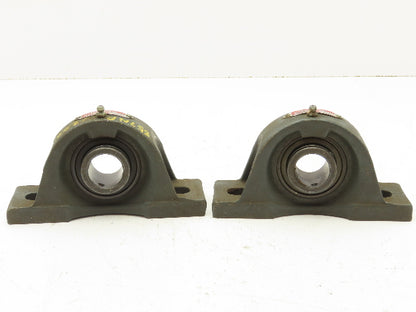 Morse Sealmaster NP-18 Pillow Block Bearing 1-11/16" Bore 2-Bolt Base  Lot of 2