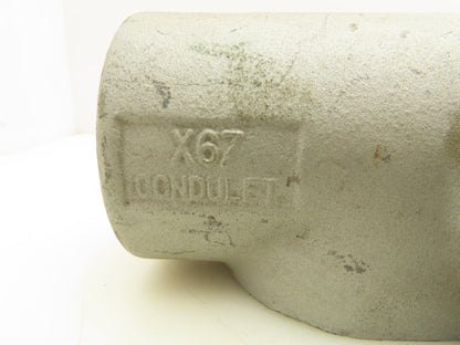 Eaton Crouse-Hinds X67 Condulet Conduit Outlet Body 2" NPT Lot Of 2