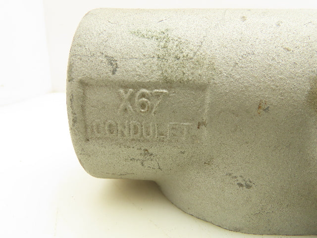 Eaton Crouse-Hinds X67 Condulet Conduit Outlet Body 2" NPT Lot Of 2