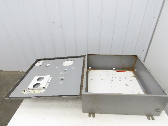 Delta Fab Electrical Enclosure Control Panel JIC 24x24x9" Backplate