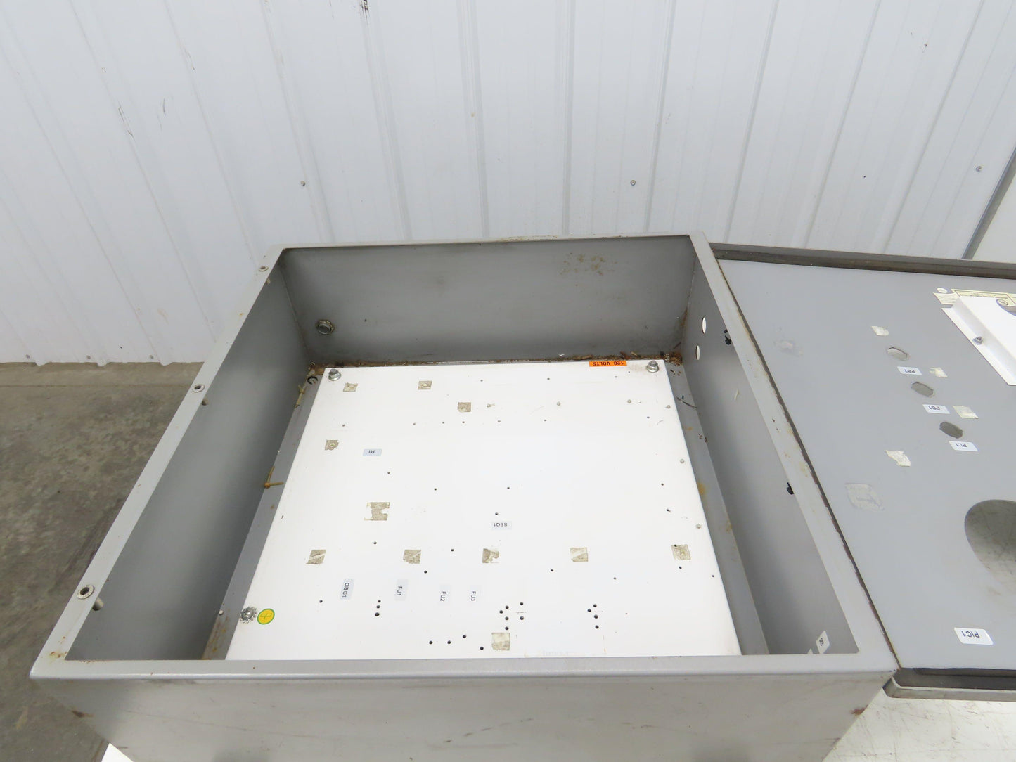 Delta Fab Electrical Enclosure Control Panel JIC 24x24x9" Backplate