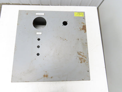 Delta Fab Electrical Enclosure Control Panel JIC 24x24x9" Backplate