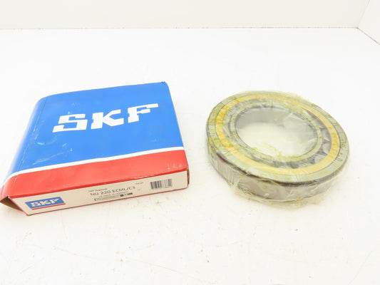 SKF Explorer NU 220 ECML/C3 Cylindrical Roller Bearing 100x180x34mm