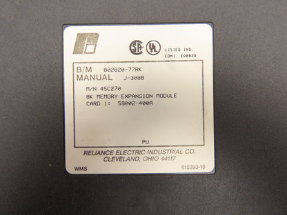 Reliance Electric 45C270 AutoMax 8K Memory Expander Module