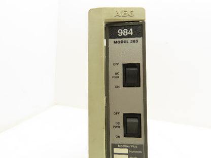 Modicon/AEG PC-984-385 Programmable Controller 385 120/220V .5/.25A