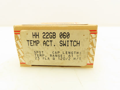 GE General Electric HH22GB060 Temperature Switch SPST 120/240V