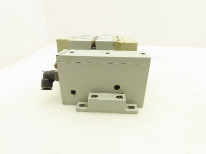 Numatics 2012 Series 4-Station Manifold 24VDC Solenoid Valves 123BA4Z2MN00061