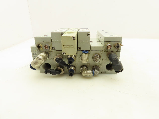 Numatics 2012 Series 4-Station Manifold 24VDC Solenoid Valves 123BA4Z2MN00061
