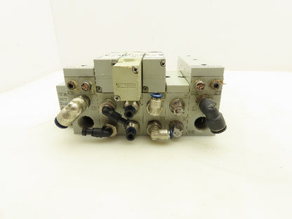 Numatics 2012 Series 4-Station Manifold 24VDC Solenoid Valves 123BA4Z2MN00061