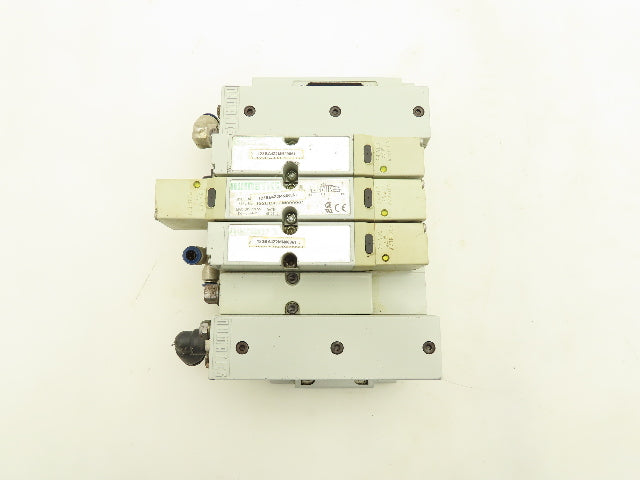 Numatics 2012 Series 4-Station Manifold 24VDC Solenoid Valves 123BA4Z2MN00061