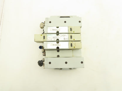 Numatics 2012 Series 4-Station Manifold 24VDC Solenoid Valves 123BA4Z2MN00061