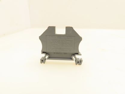MI EURO 4 Terminal Block Gray 750V 4mm Lot of 22