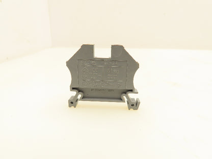 MI EURO 4 Terminal Block Gray 750V 4mm Lot of 22