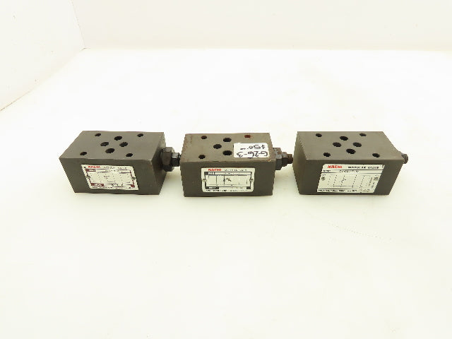 Nachi OY-G01-T-20 Modular Flow Control Valve Lot of 3
