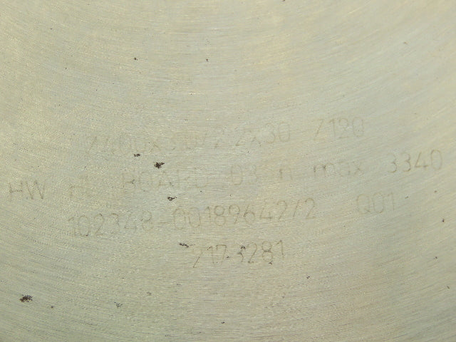 Leuco 0400x3.0/2.2x30 e5 System Circular Saw Blade 16" 120 Carbide Tooth 1" Bore