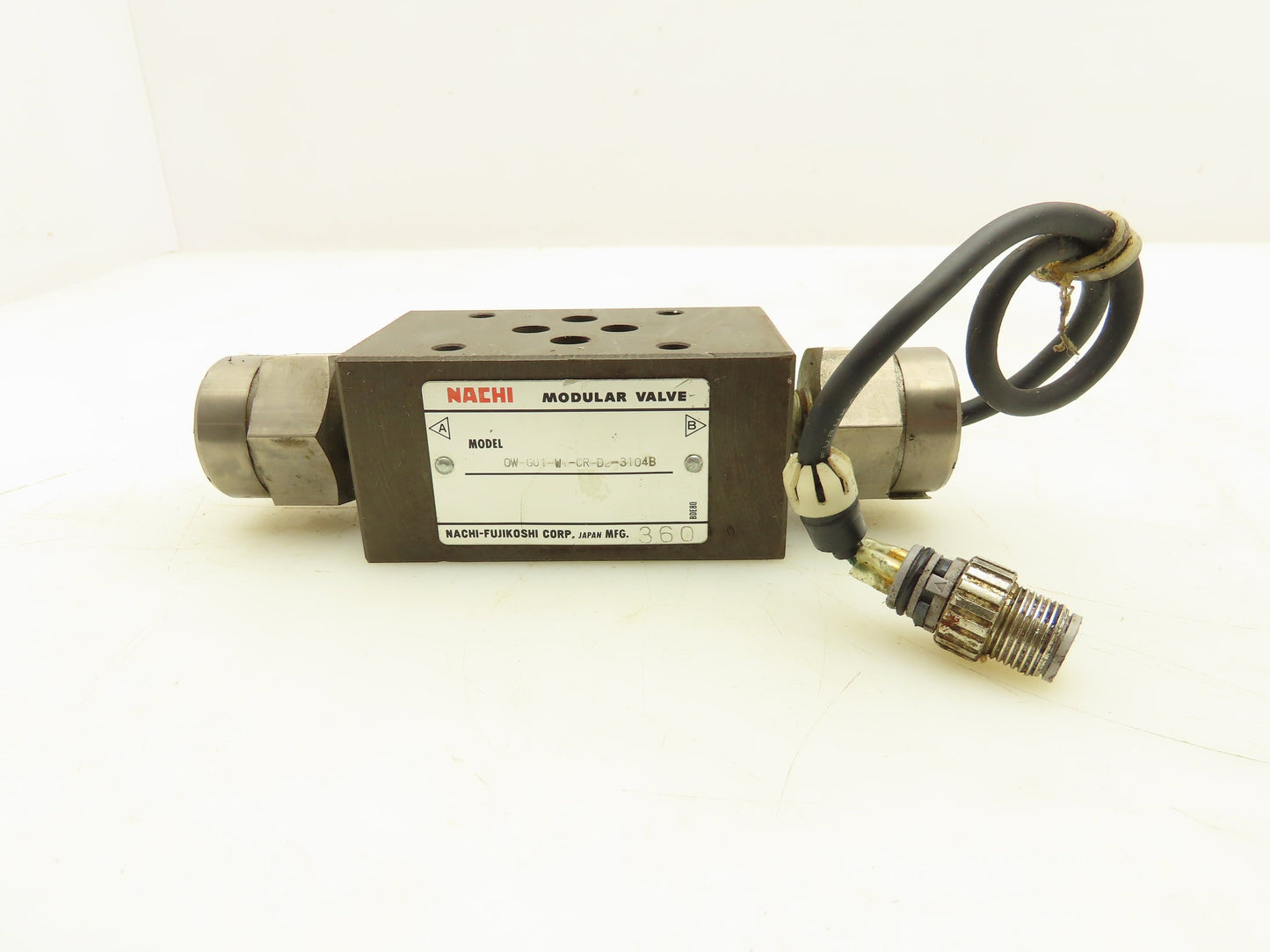 Nachi OW-G01-W1-CR-D2-3104B Hydraulic Modular Pressure Switch Valve