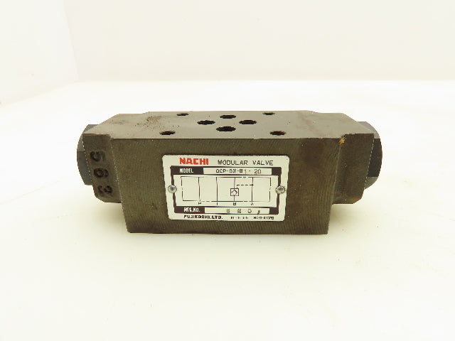 Nachi OCP-G01-B1-20 Pilot Operated Modular Check Valve Lot of 5