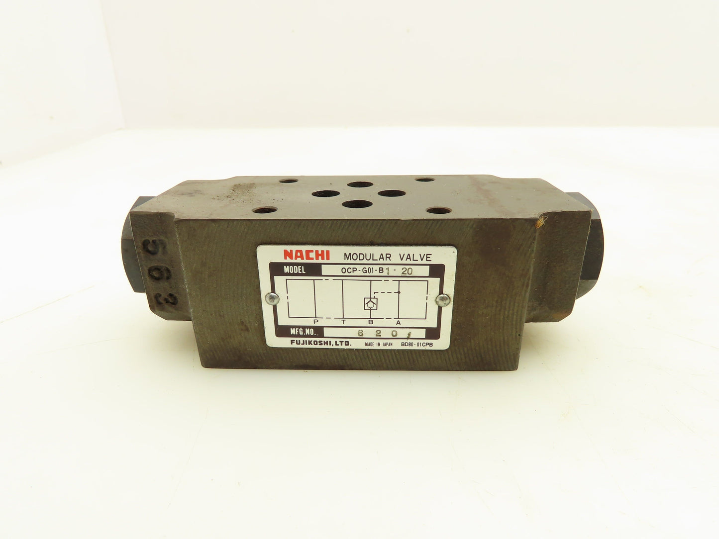 Nachi OCP-G01-B1-20 Pilot Operated Modular Check Valve Lot of 5