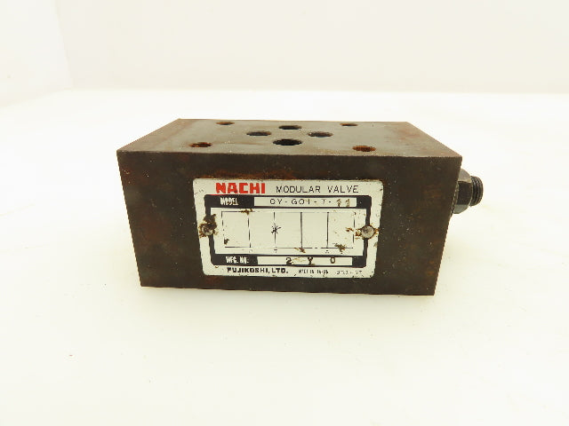 Nachi OY-GO1-T-11 Hydraulic Modular Flow Control Valve Lot of 2