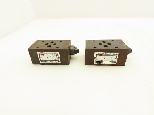Nachi OY-GO1-T-11 Hydraulic Modular Flow Control Valve Lot of 2
