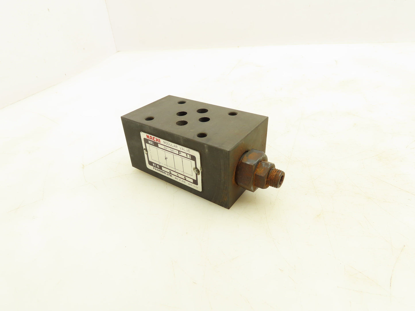 Nachi OY-G01-P-10 Flow Regulator Modular Valve