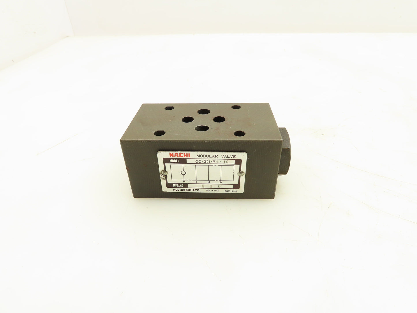 Nachi OC-G01-P1-10 Hydraulic Modular Check Valve D03