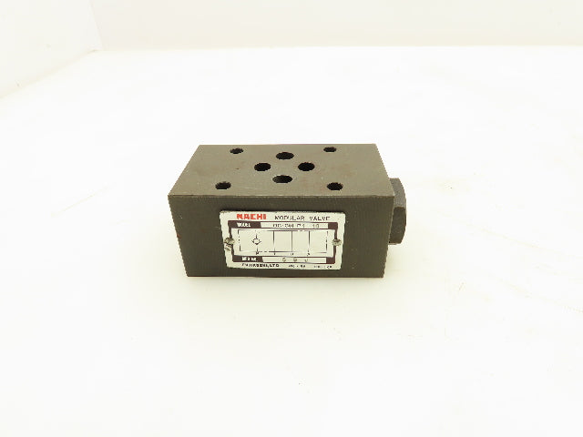 Nachi OC-G01-P1-10 Hydraulic Modular Check Valve D03