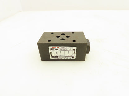 Nachi OC-G01-P1-10 Hydraulic Modular Check Valve D03