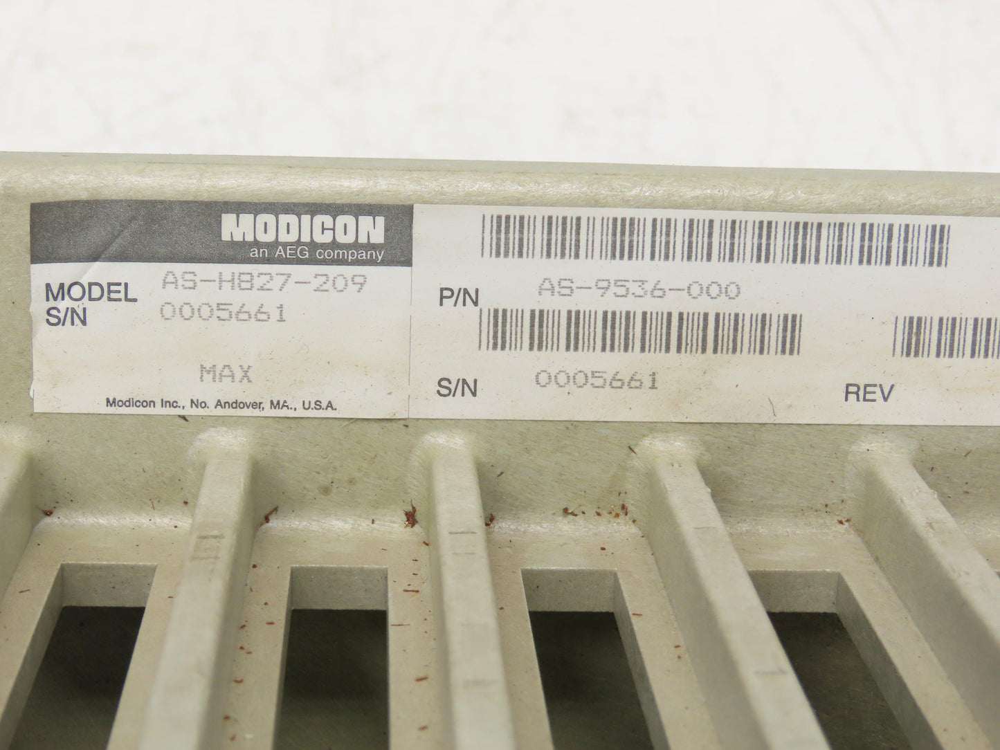 Modicon /AEG AS-H827-209 Series 984 11-Slot Chassis Rack