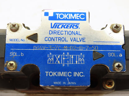 Vickers DG4V-3-7C-M-P2-B-7-50 Solenoid Operated Directional Valve 120V