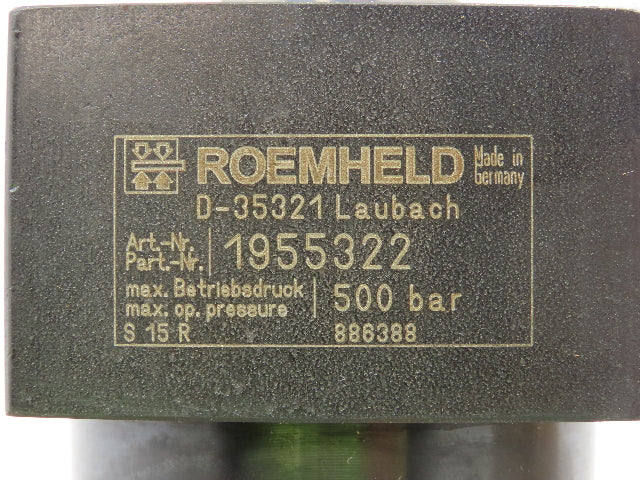 Roemheld CLR-1955-322 Work Support Tool Workholding SW 1955322