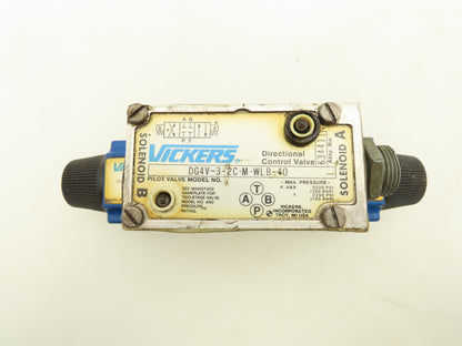 Vickers DG4V-3-2C-M-WLB-40 Hydraulic Directional Control Solenoid Valve 110/120V
