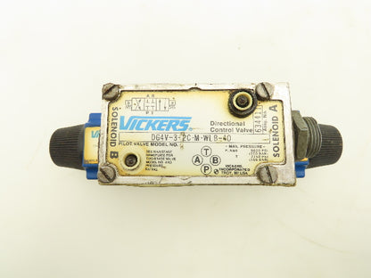 Vickers DG4V-3-2C-M-WLB-40 Hydraulic Directional Control Solenoid Valve 110/120V
