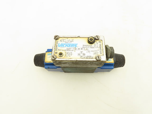 Vickers DG4V-3-2C-M-WLB-40 Hydraulic Directional Control Solenoid Valve 110/120V